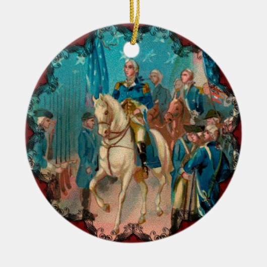 Ornament van Washington en de Troepen (Voorkant)