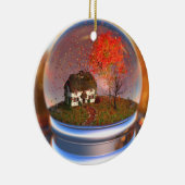 Ornament van Wereldbol van aple Leaf (Rechts)