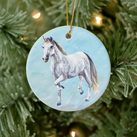 Ornament van witte paarden (Boom)