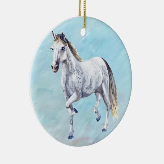 Ornament van witte paarden (Rechts)