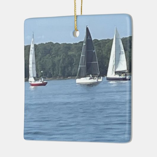 Ornament van zeilboten (Links)