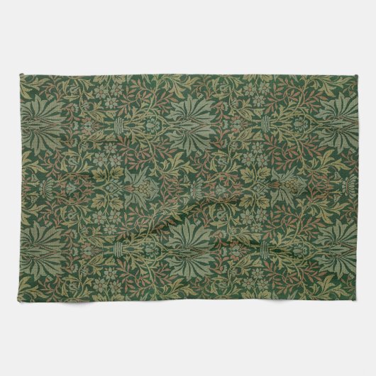 Ornament ventilatortuin illustratie Theedoek (Horizontaal)