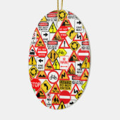 Ornament verkeersborden (Links)