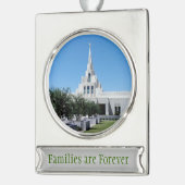 Ornament Verzilverd Banner Ornament (Links)