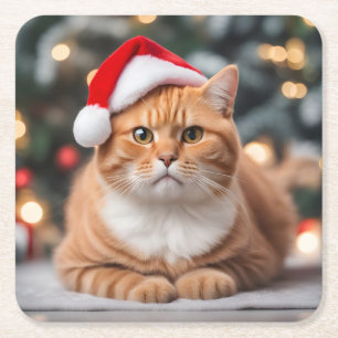 Ornament Vierkante Kartonnen Onderzetter