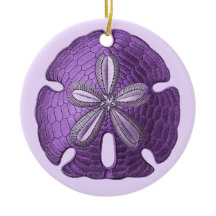 Ornament Violet Sand Dollar