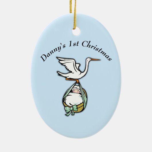 Ornament voor baby's, eerste Kerstmis (Achterkant)