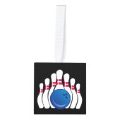 Ornament voor Bowling Design Cube (Voorkant)