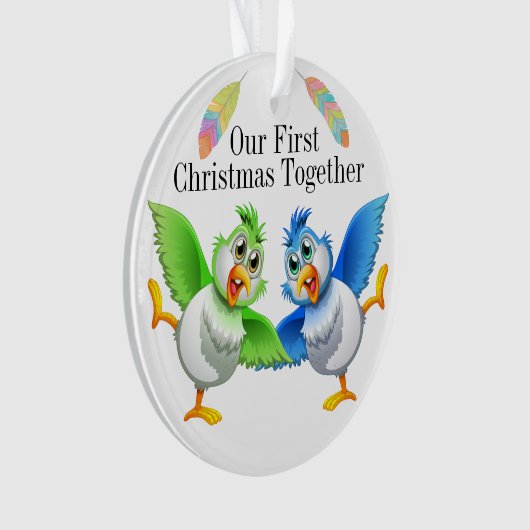 Ornament voor eerste kerstmis (voorkant)