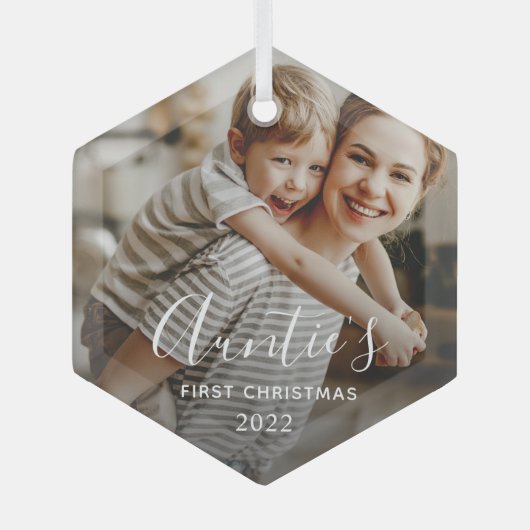 Ornament voor eerste kerstmis van tante (Voorkant)