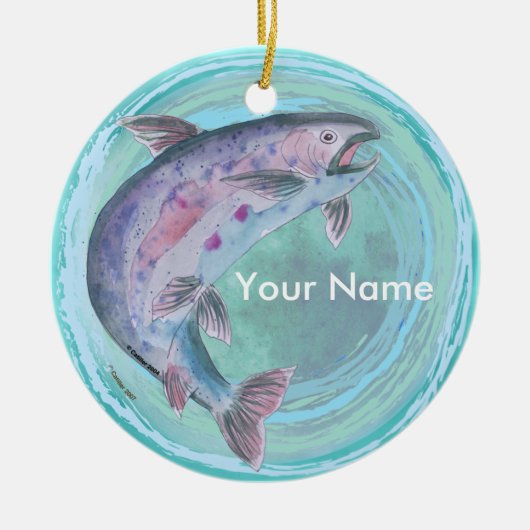 Ornament voor forelvisserij (Voorkant)
