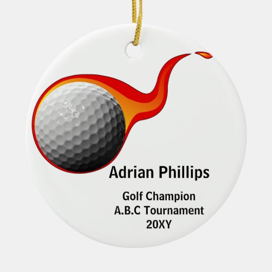 ornament voor golfbal (Voorkant)
