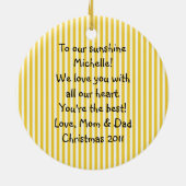 Ornament voor groene en gele zon (Achterkant)