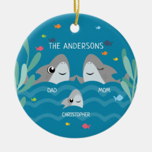Ornament voor haaienfamilie