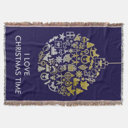 Ornament voor kerstbomen en uw ideeën deken (Voorkant)