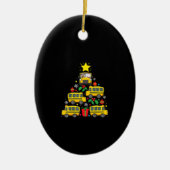 ornament voor kerstboomchauffeur op een grappige s (Voorkant)