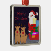 Ornament voor kerstman en rendier (Rechts)