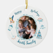 ornament voor kerstmis-Elf-bomen (Voorkant)