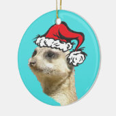 Ornament voor  kerstmis Meerkat (Links)
