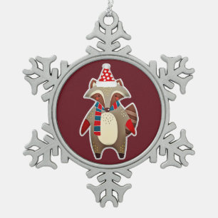 ornament voor kerstraccoon