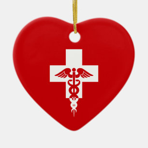 Ornament voor medisch professioneel hart, aanpasse
