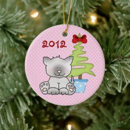 Ornament voor persoonlijke baby's met eerste kerst