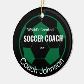 Ornament voor persoonlijke Voetbal coach (Links)