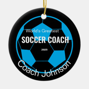 Ornament voor persoonlijke Voetbal coach