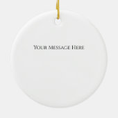 Ornament voor persoonlijke Voetbal coach (Achterkant)