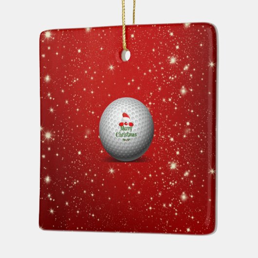 Ornament voor prettige kerstgolf-bal (Links)