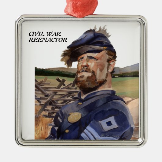 ORNAMENT, voor REENACTOR Metalen Ornament (Voorkant)