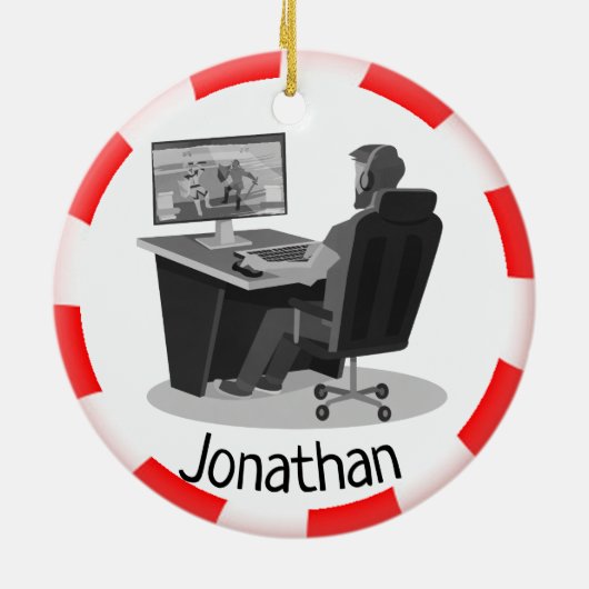 Ornament voor videogaming (Achterkant)