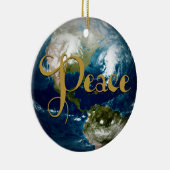 Ornament voor vrede op aarde met kerstbomen (Rechts)