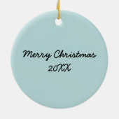 Ornament voor Yellow Lab-kerst (Achterkant)