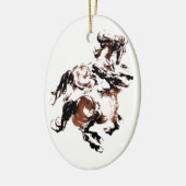 Ornament wilde paarden (Links)