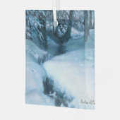 Ornament "Winter Creekside" (Voorkant links)