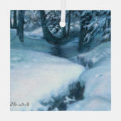 Ornament "Winter Creekside" (Achterkant)