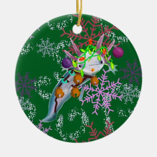 Ornament with axolotl (Voorkant)