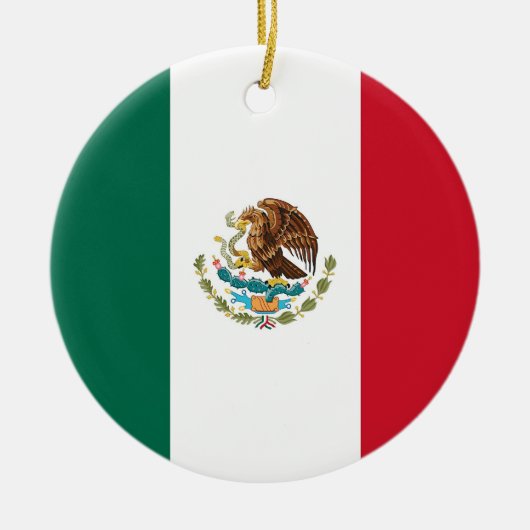 Ornament with flag of Mexico (Voorkant)