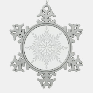 Ornament witte neusvlokken