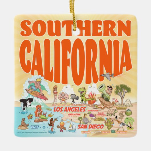Ornament Zuid-Californië Square (Voorkant)