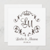 Ornamental Border with a Traditional Crown (Voorkant / Achterkant)