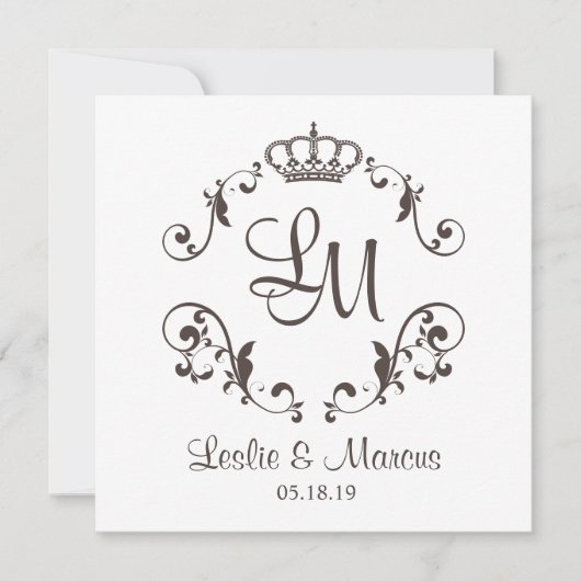 Ornamental Border with a Traditional Crown (Voorkant)