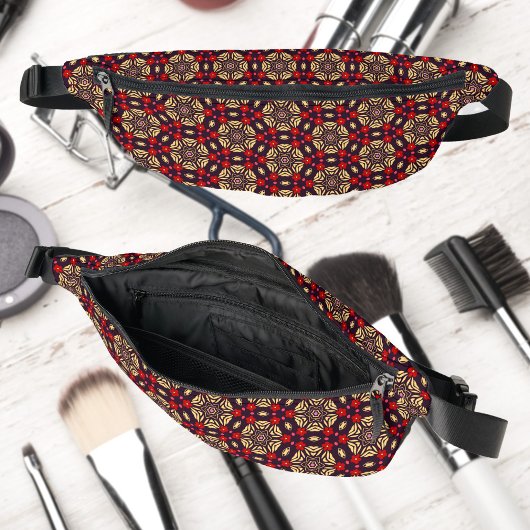 Ornamental Cherry Blossom Pattern Fanny Pack Heuptasje