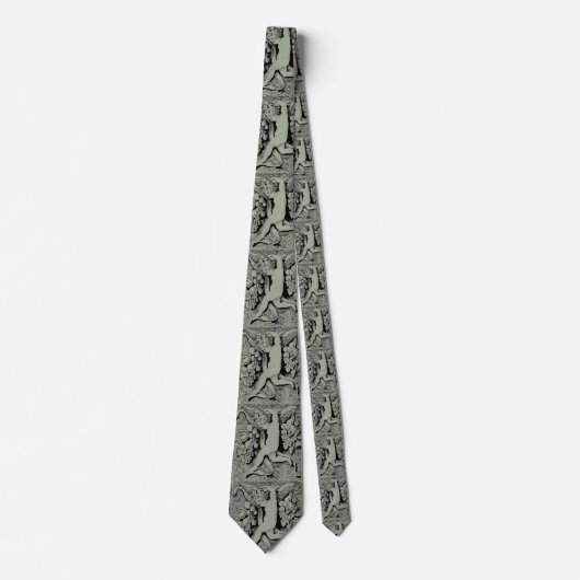 Ornamental Cherub Necktie Stropdas (Voorkant)