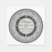 Ornamental Custom Jubileum Servetten (Voorkant)