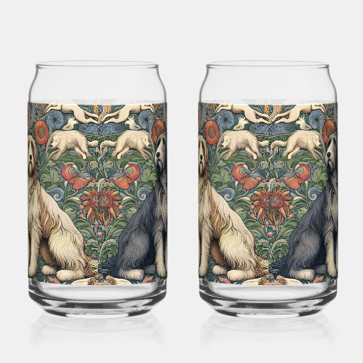 Ornamental Dogs Textile Art inspired by William (Gauche)