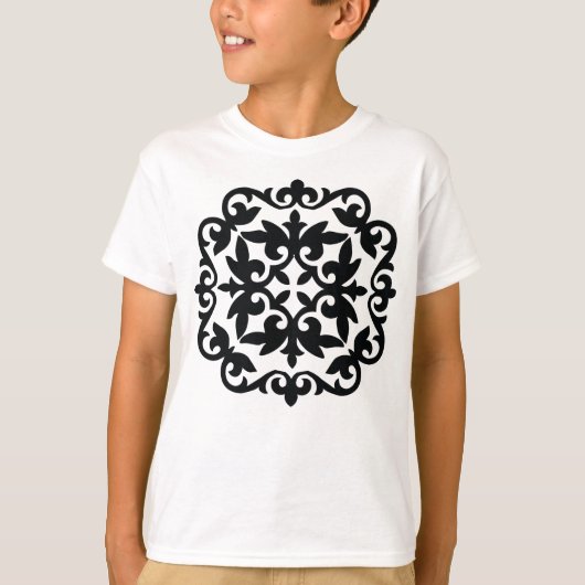 Ornamental Floral Design T-shirt (Voorkant)