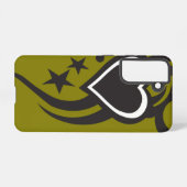 Ornamental Floral Heart Tattoo Samsung Galaxy Hoesje (Achterkant horizontaal)