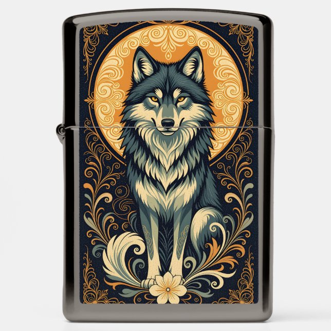 Ornamental Pattern Wolf (Front)